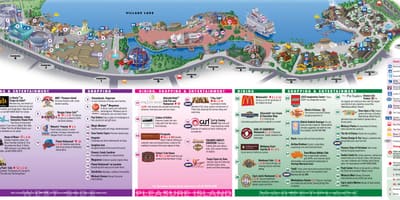 ডাউনটাউন ডিজনি অরল্যান্ডো মানচিত্র