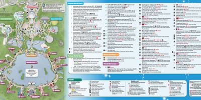 EPCOT অরল্যান্ডো মানচিত্র