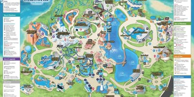 মানচিত্র Seaworld অরল্যান্ডো